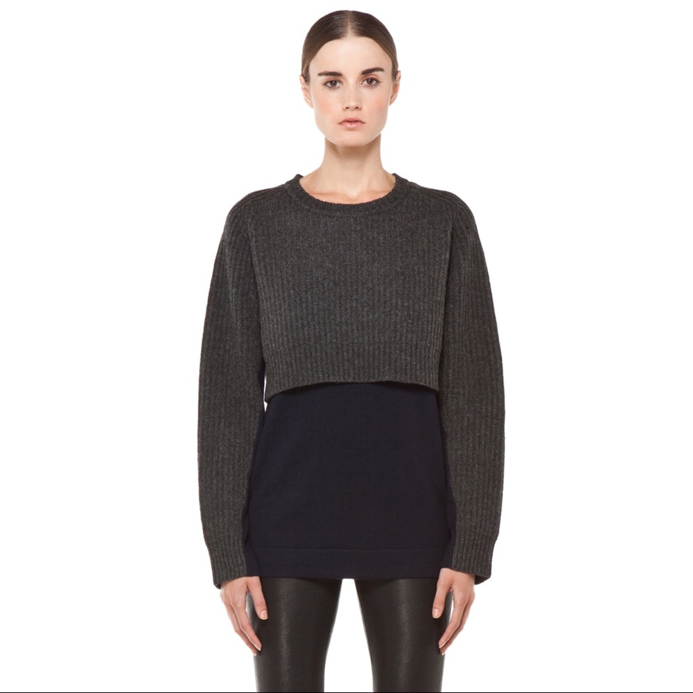 Acne Hurst wool sweater two attached pieces Small